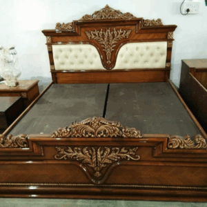 Luxury Wooden Bed 7